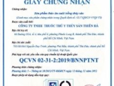 GIẤY CHỨNG NHẬN